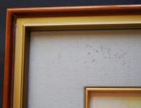 上村淳之 リトグラフ『花時(小さい四季シリーズ vol.2)』限定200部 作家保存版 (ルリビタキ)