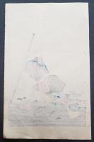 月岡芳年 木版画『近世侠義伝  垣根虎蔵』