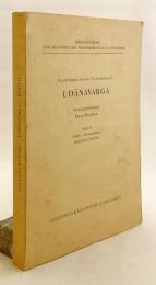 【ドイツ語・サンスクリット・チベット語洋書】 経典「ウダーナヴァルガ (感興のことば)」 『Udānavarga』