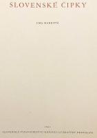 【スロバキア語洋書】 スロバキアのレース 『Slovenské Čipky』