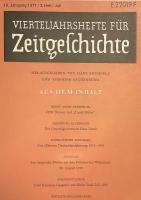 【ドイツ語洋書】 季刊 現代史 『Vierteljahrshefte für Zeitgeschichte』