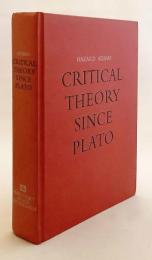 【英語洋書】プラトン以後の批評理論 『Critical theory since Plato』