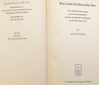 【ドイツ語洋書】 ルターの教会懲戒：破門宣告とその聖書的根拠を現代的視点から検証する批判的研究 『Wie Luther Kirchenzucht übte : Eine kritische Untersuchung von Luthers Bannsprüchen und ihrer exegetischen Grundlegung aus der Sicht unserer Zeit』