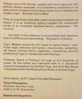 【英語洋書】 論理学の諸問題 『Logic matters』