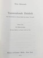 ドイツ語洋書 超越論的弁証論：カント『純粋理性批判』注解　第4部 方法論【Transzendentale Dialektik. Ein Kommentar zu Kants Kritik der reinen Vernunft.
Vierter Teil: Die Methodenlehre】
