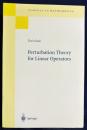 英語数学洋書 線型作用素の摂動論【Perturbation Theory for Linear Operators】