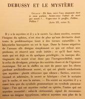 【フランス語洋書】 ドビュッシーと神秘 『Debussy et le mystère』