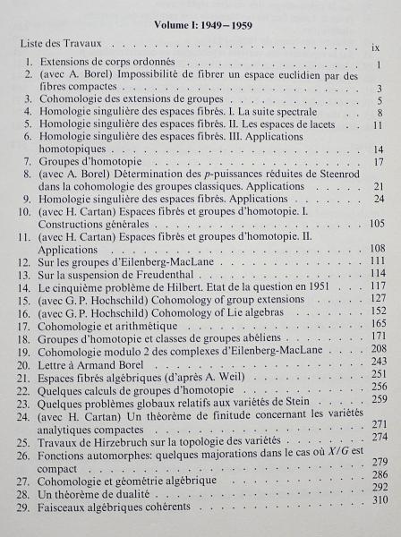 Jean-Pierre Serre Oeuvres Collected Papers/ ジャン=ピエール Jean-Pierre Serre Oeuvres Collected Papers/ ジャン=ピエール