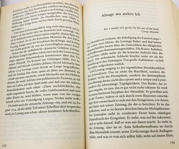 Lessing : eine Biographie(Rororo 1680)『ゴットホルト Lessing : eine Biographie(Rororo 1680)『ゴットホルト