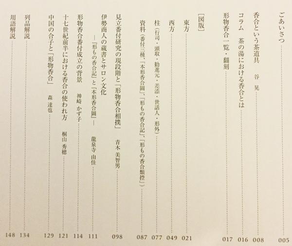 形物香合番付の世界 : 茶人のあそび心 : 野村美術館開館30周年
