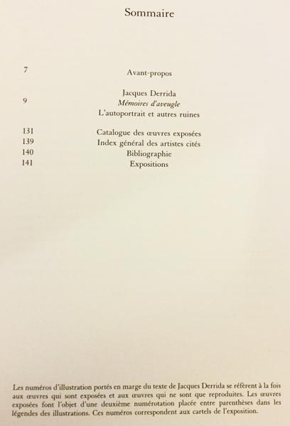 仏文洋書】Mémoires d'aveugle : l'autoportrait et autres ruines