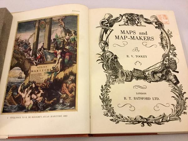 英文洋書】Maps and map-makers 地図と地図制作者たち(by R. V. Tooley