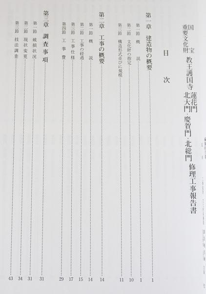国宝・重要文化財 教王護国寺蓮花門・北大門・慶賀門・北総門