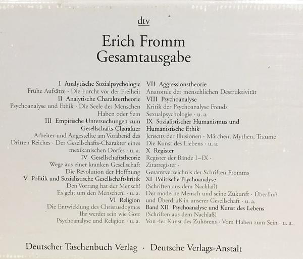 ドイツ語洋書 エーリッヒ・フロム全集 全12巻揃【Erich Fromm