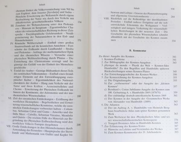 ドイツ語洋書『コスモス』ドラフト版 全2冊揃 【Kosmos