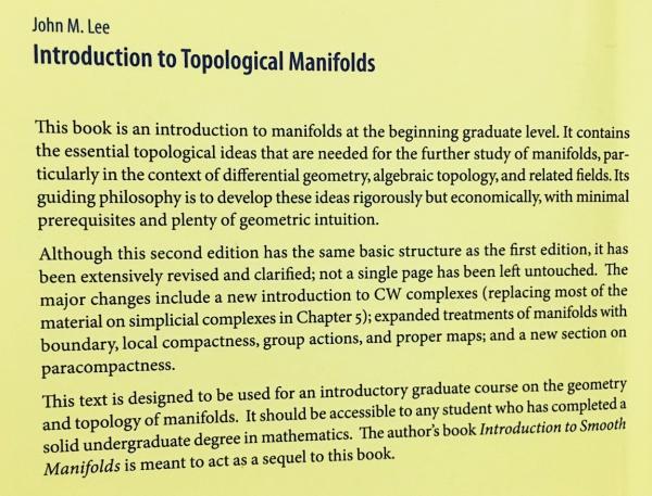 英語数学洋書 Introduction to Topological Manifolds 【位相多様体