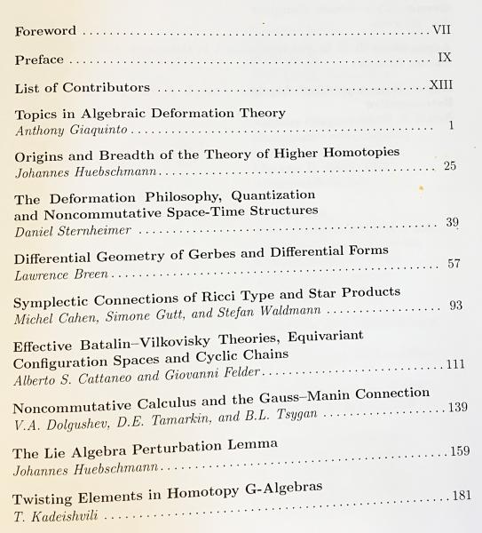 英語数学洋書 Higher Structures In Geometry And Physics In Honor Of Murray Gerstenhaber And Jim Stasheff 幾何学と物理学における高次構造 Alberto S Cattaneo Anthony Giaquinto Ping Xu Editors 古本 中古本 古書籍の通販は 日本の古本屋 日本