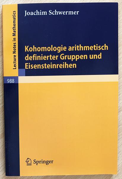 ドイツ語数学洋書 Kohomologie arithmetisch definierter Gruppen und