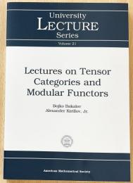 英語数学洋書　Lectures on tensor categories and modular functors【テンソル圏とモジュラー関手に関する講義】