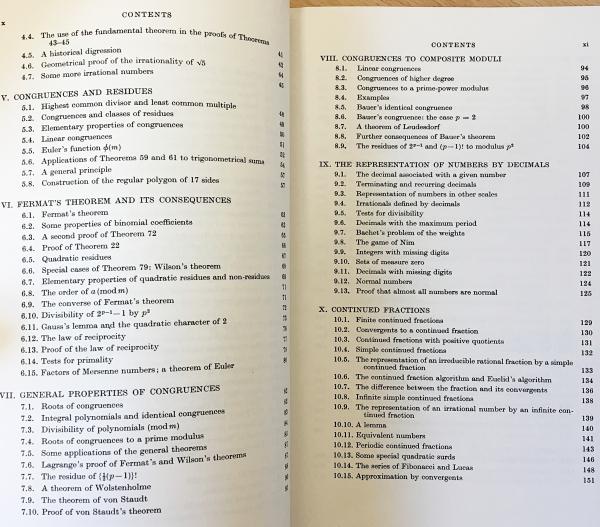 英語数学洋書 An Introduction to the Theory of Numbers【数論