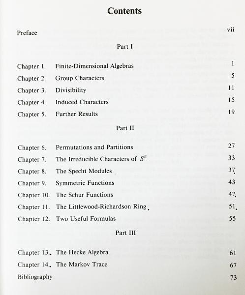 英語数学洋書 Group characters, symmetric functions, and the