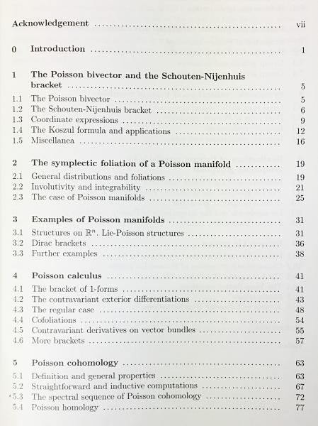 英語数学洋書 Lectures on the Geometry of Poisson manifolds
