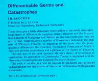 英語数学洋書 Differentiable germs and Catastrophes【微分可能な芽と