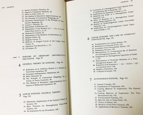 英語数学洋書 Ordinary Differential Equations【常微分方程式
