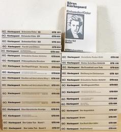 ドイツ語洋書 Sören Kierkegaard Gesammelte Werke in 30 Bänden+Register【キェルケゴール全集 全31冊(全30巻・索引)揃】