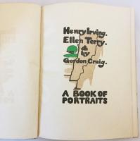 【英語洋書 / 版画19点】 ヘンリー・アーヴィング, エレン・テリー：肖像画の本『Henry Irving. Ellen Terry : a book of portraits』 1899年刊