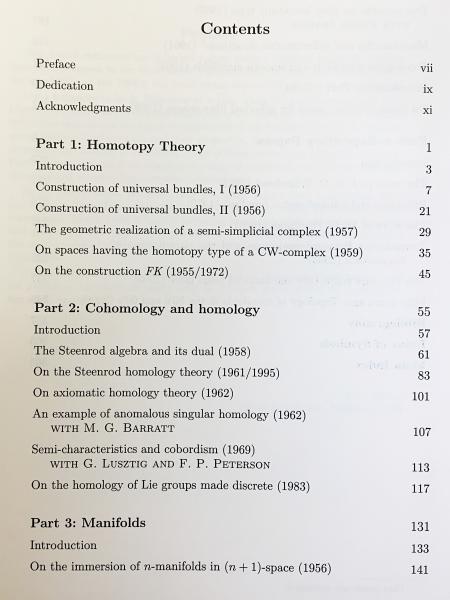 英語数学洋書 Collected Papers of John Milnor vol.4