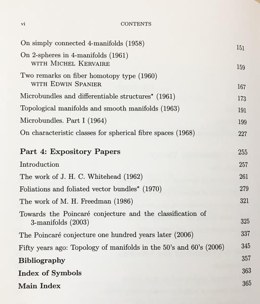 英語数学洋書 Collected Papers of John Milnor vol.4