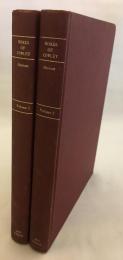 【洋書2冊揃い】エイブラハム・カウリーの詩と散文の全集『The Complete Works in Verse and Prose of Abraham Cowley（Chertsey worthies' library）』