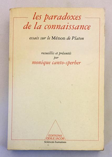 19世紀のフランスバソン（フランス語書籍） フランス語洋書】 知識のパラドックス：プラトンの『メノン』論