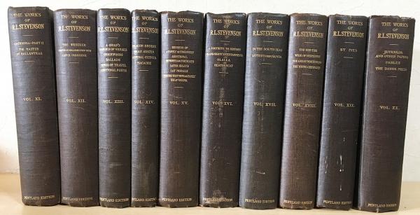 英語洋書 The Works of Robert Louis Stevenson 20vol set