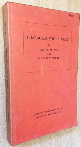 ペーパーバック1974年発行CHARACTERISTIC CLASSES
