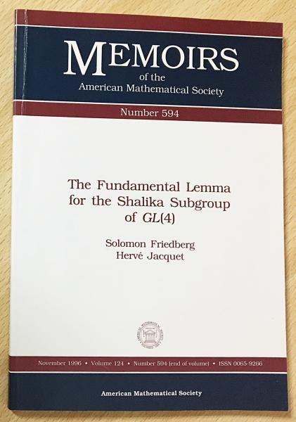 英語数学洋書 The Fundamental Lemma For The Shalika Subgroup Of Gl 4 Gl 4 のシャリカ部分群のための基本補題 Solomon Friedberg Herve Jacquet 古本 中古本 古書籍の通販は 日本の古本屋 日本の古本屋