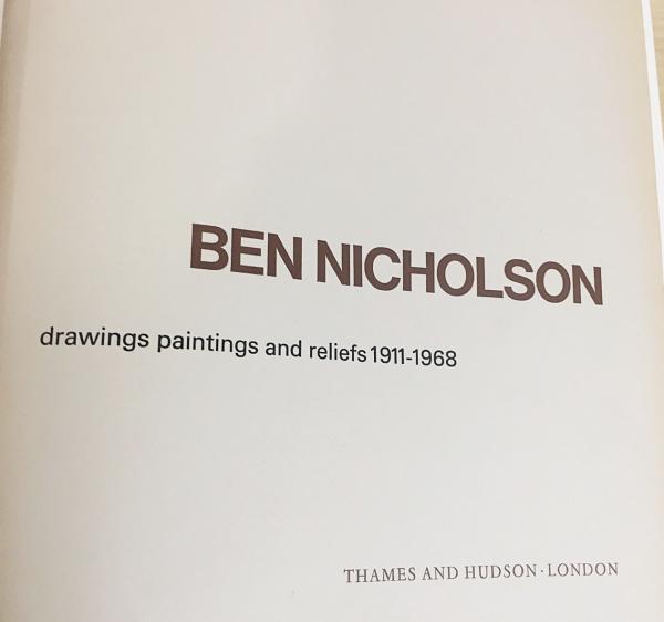 英語洋書 Ben Nicholson : drawings paintings and reliefs 1911 英語洋書 Ben Nicholson : drawings paintings and reliefs 1911