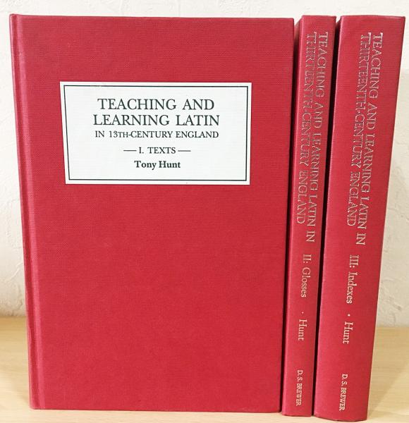 【洋書】DUTCH ROMANCES Ⅲ 英語洋書 Teaching and learning Latin in thirteenth-century England