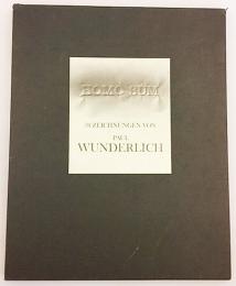 【ドイツ語洋書】 パウル・ヴンダーリッヒ作品集 (素描34点) 『Homo Sum : 34 Zeichnungen von Paul Wunderlich』