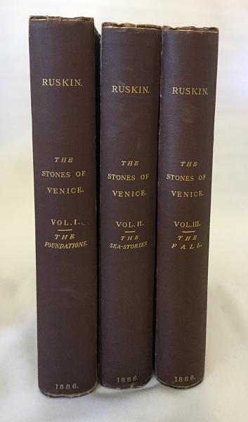 英語洋書／全3冊揃い】 ヴェネツィアの石 (ヴェニスの石) 『The stones