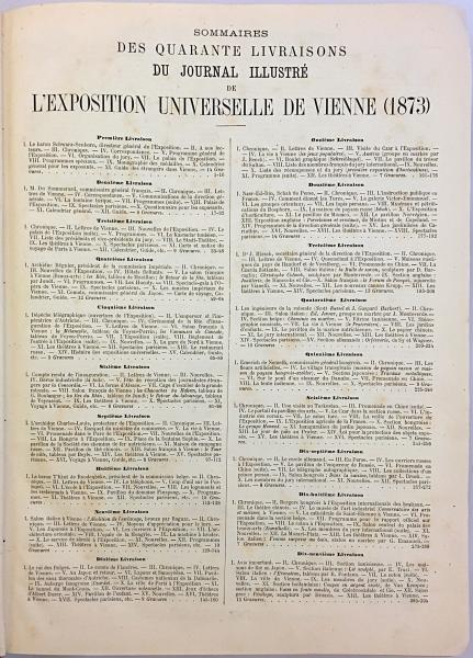 フランス語洋書】 ウィーン万国博覧会 『Exposition Universelle de Vienne』1873 ○万博(directeur, M. Schindler ; rédacteur en chef, J. Franck) / 古本、中古本、古書籍の通販は「日本の古本屋」 / 日本の古本屋 フランス語洋書】 ウィーン万国博覧会 『Exposition Universelle de Vienne』1873 ○万博(directeur, M. Schindler ; rédacteur en chef, J. Franck) / 古本、中古本、古書籍の通販は「日本の古本屋」 / 日本の古本屋