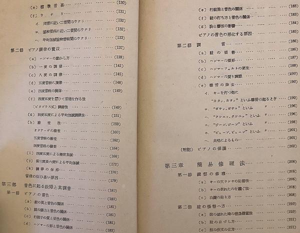 ピアノの構造・調律・修理 昭和25(福島琢郎 著) / 古本、中古本、古 