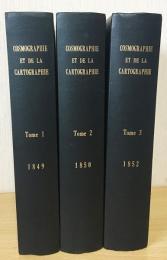 フランス語洋書　Essai sur l'histoire de la Cosmographie et de la Cartographie tome3【コスモグラフィーと地図制作の歴史に関するエッセイ 全3巻揃】1849