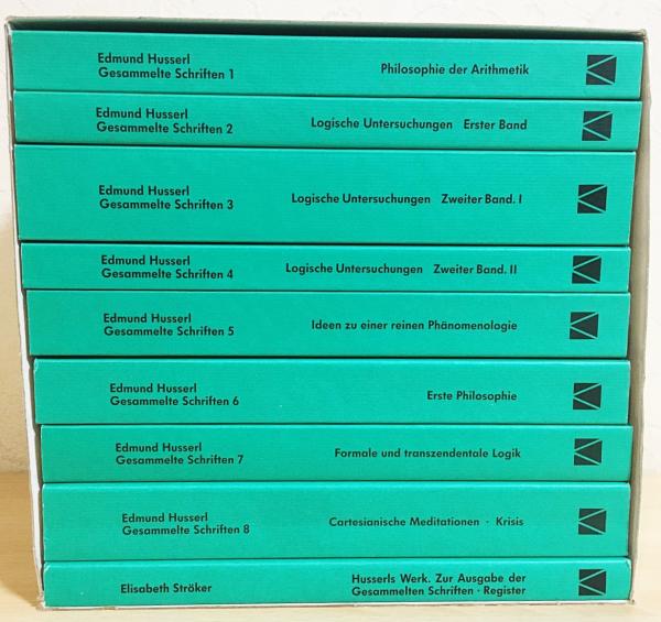 洋書 Edmund Husserl Gesammelte Schriften Edmund Husserl Gesammelte Schriften