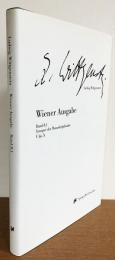 ドイツ語洋書　Ludwig Wittgenstein Wiener Ausgabe Band8.1(Synopse der Manuskriptbände V bis X)【ウィトゲンシュタイン ウィーン版遺稿集 第8.1巻　シノプシス5〜10】