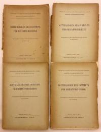 【ドイツ語洋書 / 4冊セット】 ベルリン東洋学研究所紀要 『Mitteilungen des Instituts für Orientforschung』