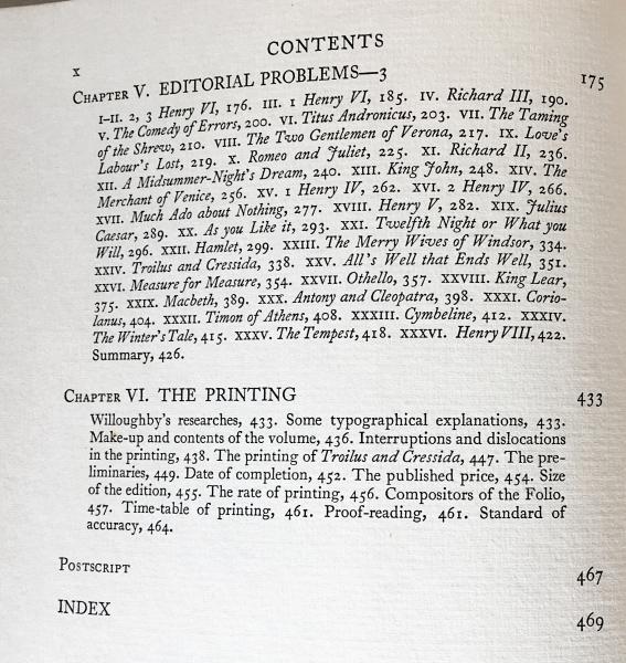英語洋書 The Shakespeare First Folio: Its Bibliographical and