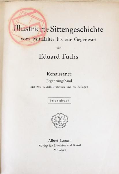 ドイツ語洋書 Illustrierte Sittengeschichte vom Mittelalter bis zur