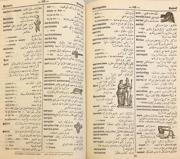 洋書】 エリアス 英語-アラビア語辞書 『Elias' modern dictionary